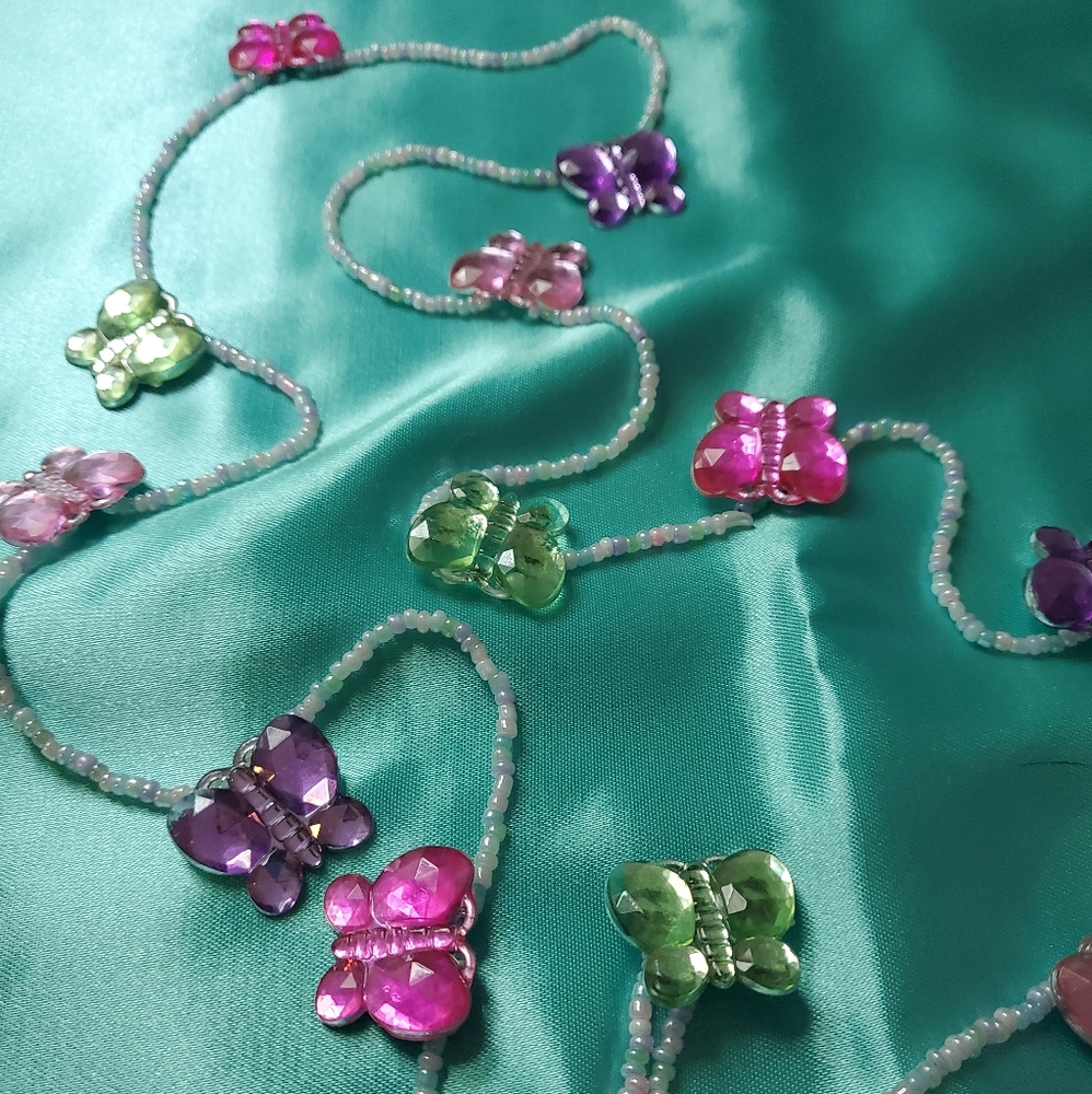 🦋📿 Waist Beads Elastic Cute Butterfly Pastel📿🦋